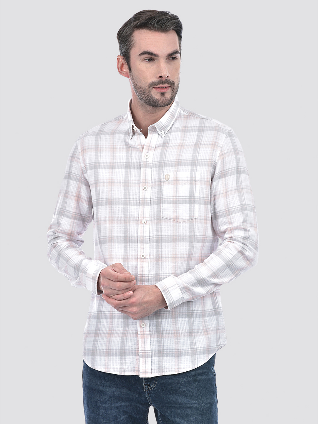Numero Uno Men Classic Checkered Shirt